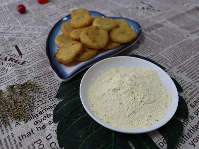 Black pepper chicken nuggets thick paste powder