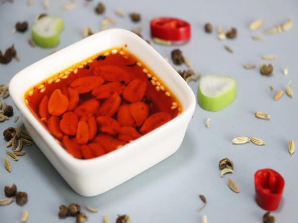 Spicy red oil
