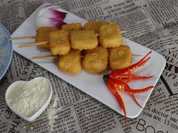 Chicken nuggets thick paste powder