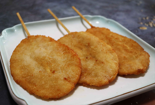 The texture is crisp and delicious